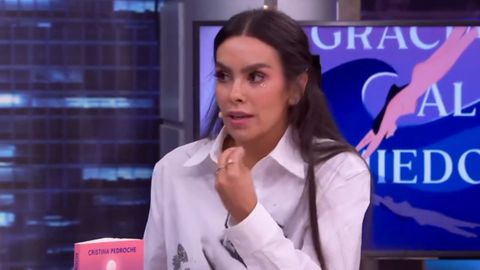 Cristina Pedroche, en el plató de «El Hormiguero»