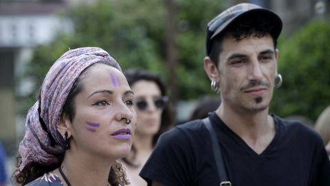 Manifestaci�n en Ribeira contra el auto que deja en libertad a los miembros de La Manada