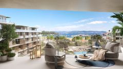 Los pisos que proyecta Gestilar en Portonovo contar�n con piscina, pistal de p�del y parque infantil