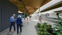 Dise�o de la estaci�n de buses en la Intermodal de Lugo