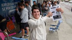 Colas para adquirir entradas para el Castell�n-Deportivo