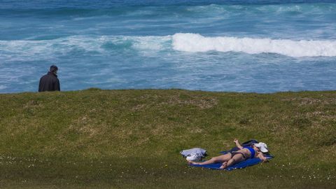 Entorno de la playa de Razo, en Carballo