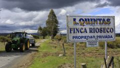 Entrada a la finca donde se instalar� Altri