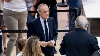 Florentino P�rez, esperando los resultados