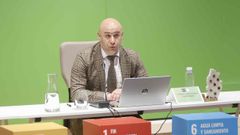 Adriano Alfonso Rodr�guez tuvo su turno de palabra despu�s del de sus compa�eros, los tambi�n jueces Sandra Pi�eiro y Jos� Luis Dea�o