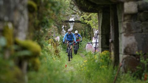 La marcha cicloturista era de ritmo libre.