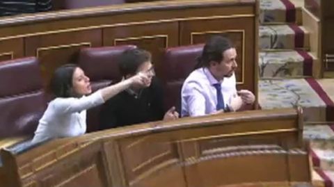 Enfrentamiento de Montoro con Unidos Podemos a cuenta de Fern�ndez Mesa