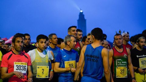 Imagen archivo de la carrera popular de la torre de Hércules de 2023. 