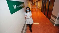La doctora Marina Varela, jefa de anestesia del Chop y miembro del comit� cl�nico que asesora a la Xunta en la pandemia