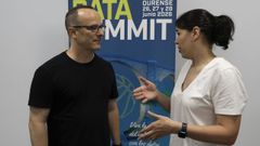 Diego Ocampo y Raquel Romo han sido dos de los ponenetes de lujo en el Basket Data Summit