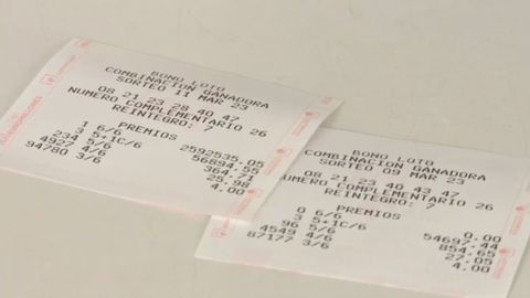 La combinaci�n de la Bonoloto que casi se repite a las 48 horas