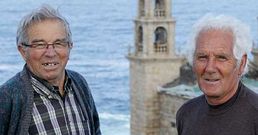 Juan Diz y Manuel Carrera, ayer. 