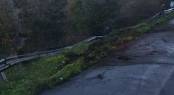 Imagen de una salida de v�a ocurrida a las diez de la ma�ana de ayer en la DP-2302.