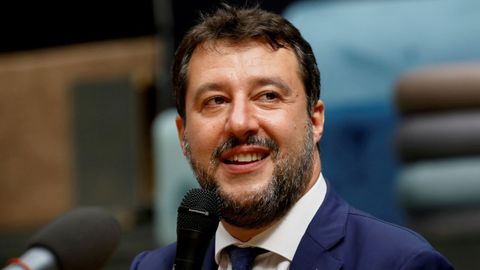 Matteo Salvini, l�der de La Liga, partido al que pertenece el detenido
