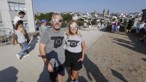 Debby and grahame Desde Australia solo para ver el eclipse en Lugo