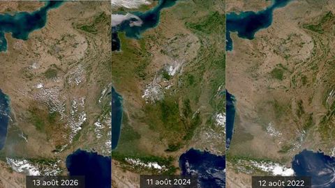Evoluci�n del paisaje en Francia en los �ltimos cuatro a�os.