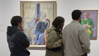 Detalle de la muestra sobre Luis Seoane.