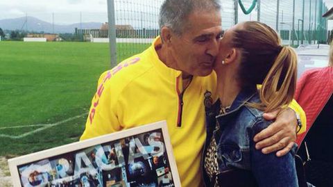 En su regreso a A Madroa el pasado septiembre como t�cnico del Las Palmas