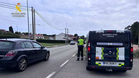 Guardia Civil de Tr�fico en Asturias.