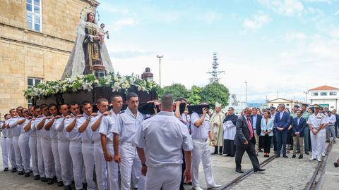 La procesi�n terrestre sali� del Arsenal a las siete de la tarde