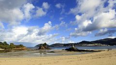 Zona de Os Castelos de la playa de Covas