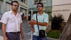 Dos hermanos de la v�ctima.