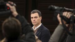 Pedro S�nchez, en un acto en San Sebasti�n