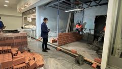 El alcalde boirense, Jos� Ram�n Romero, visit� las obras