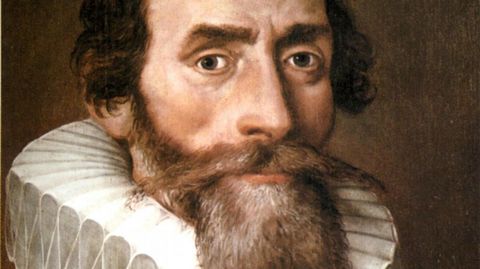 etrato de Johannes Kepler en 1610, que lo representa con una regla y un compás de puntas secas, símbolos de la matemática. Copia de un original de autor desconocido que estaba en el monasterio benedictino de Kremsmünster (Austria)