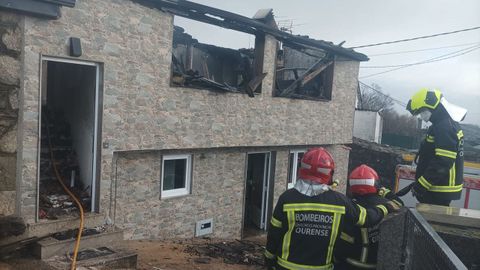 El interior de la vivienda qued&oacute; completamente da&ntilde;ado