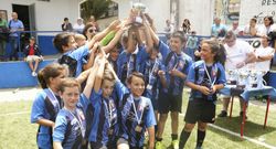 La formaci�n anfitriona del Cabana acab� tercero en benjamines. 