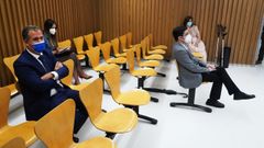 Rafa Dom�nguez y Kiko da Silva, durante la vista celebrada el pasado d�a 2