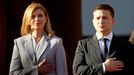 Olena Zelenska y Volod�mir Zelenski, primera dama y presidente de Ucrania. 