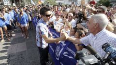 G�mez Noya brind� a Ferrol sus t�tulos mundiales ya en anteriores ocasiones