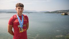 Dom&iacute;nguez pudo pasar un par de d&iacute;as en Rianxo antes de regresar a Madrid tras su participaci&oacute;n en el mundial de Canad&aacute;.