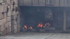 Fuego en los bajos del Millennium