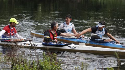 Paco Vázquez y Miguel Fernández fueron los primeros en cruzar la línea de meta en Lugo