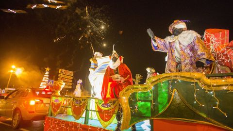 Cabalgata y recepci�n en Muxia