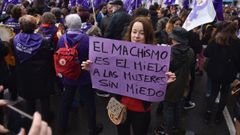Actos del 8M en el 2020 en A Coru�a. Imagen de archivo