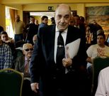 Conchado, antes de una rueda de prensa.