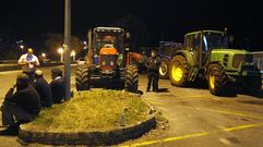 Los tractores llegan a Vilagarc�a y Pontecesures
