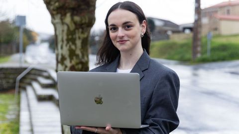 Olalla Rama es natural de Sof�n, en Carballo