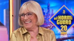 Carmen Maura, durante su entrevista con Pablo Motos