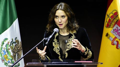 Isabel D�az Ayuso, durante su reciente visita a M�xico.