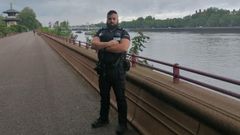 Fabi�n Fojo trabaja en la polic�a metropolitana londinense.