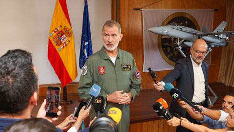 Felipe VI ha expresado su psame a las vctimas de la dana en la Comunidad Valenciana y en otras comunidades de Espaa