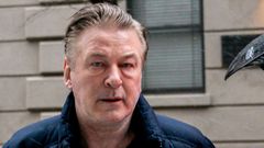 Alec Baldwin, en la salida de su casa,en una imagen de archivo