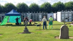 Intervenci�n para recuperar los restos de Justo Fern�ndez y Manuel Antonio Miranda