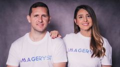 Los fundadores de Imageryst, Jose? Crespo y A?ngela del Carmen Fuentes