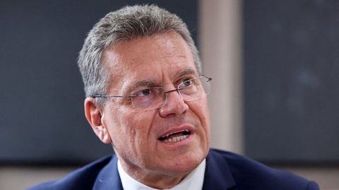 El comisario europeo de Comercio, Maros Sefcovic